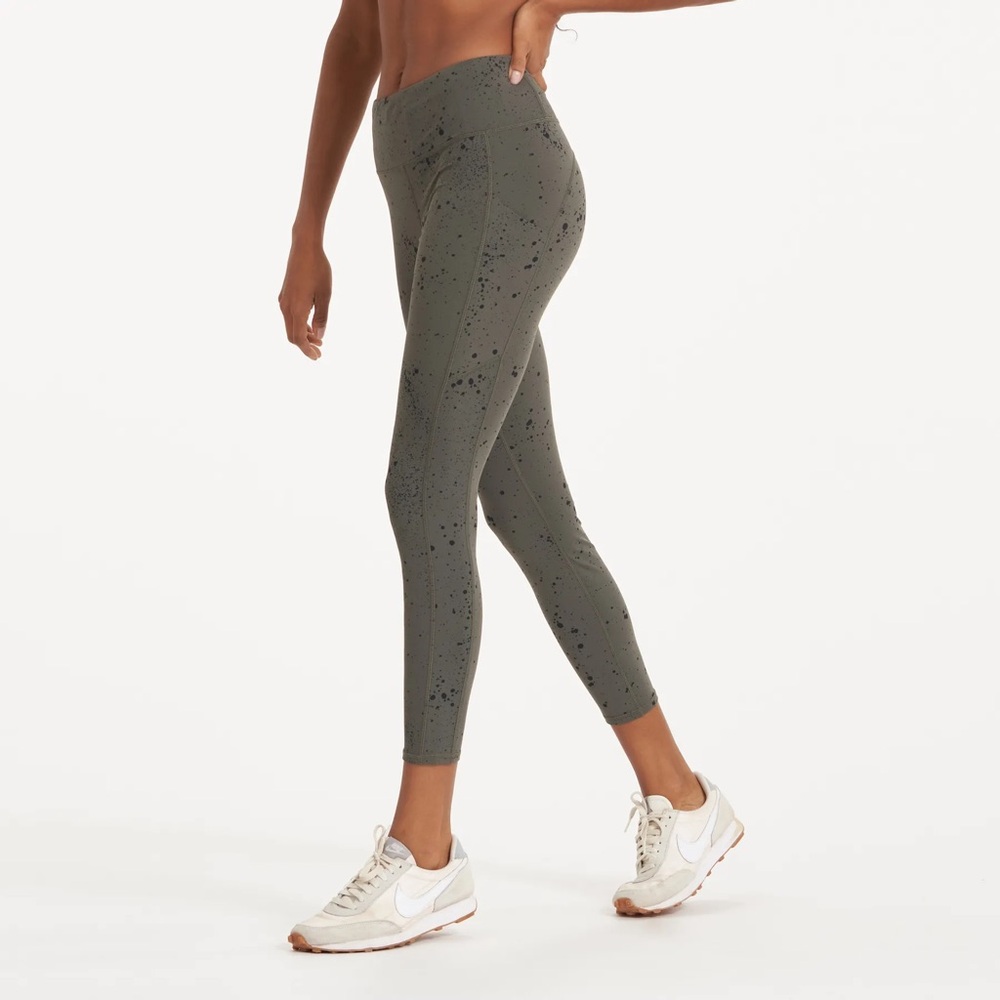Vuori Stride Legging Oregano Splatter Size Small